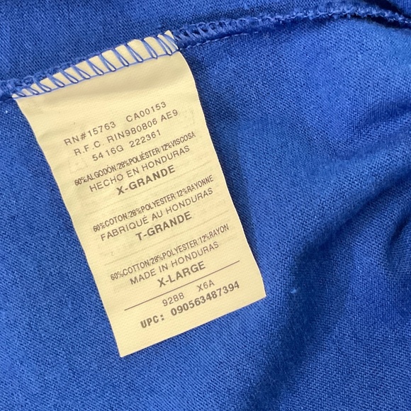 Hanes Women’s Dark Blue Long Sleeve Shirt Size XL - Picture 10 of 12